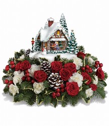 Thomas Kinkade's A Kiss For Santa  from Visser's Florist and Greenhouses in Anaheim, CA